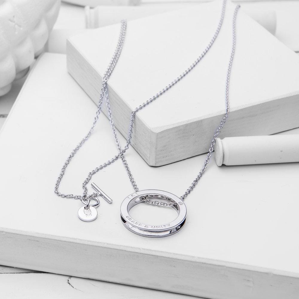 Brass Unity Unity Necklace Silver EA1 Canex