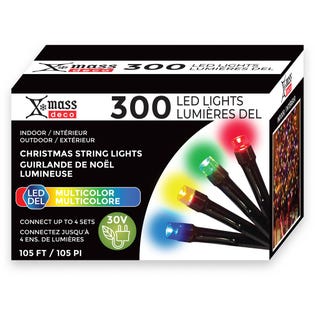 Décorations de Noël XMass Deco 300 guirlandes lumineuses LED Multicolores (EA1)