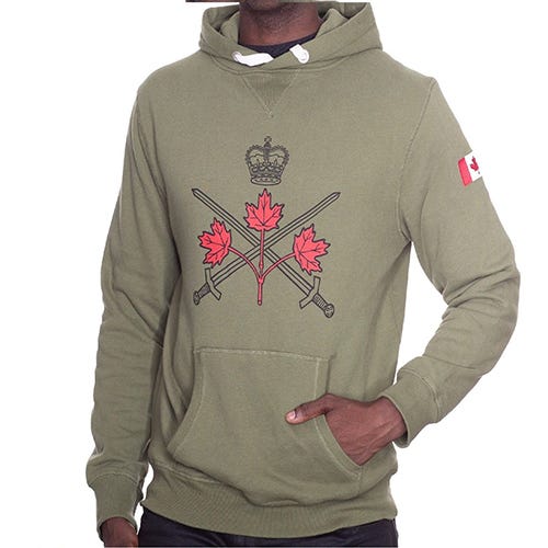 Photo of military hoodie