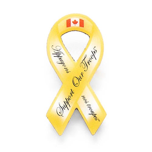 photo of support our troops yellow ribbon 