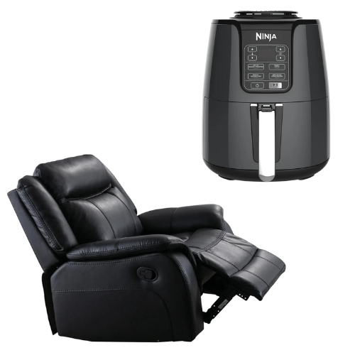 Ninja Air Fryer and Recliner Chair