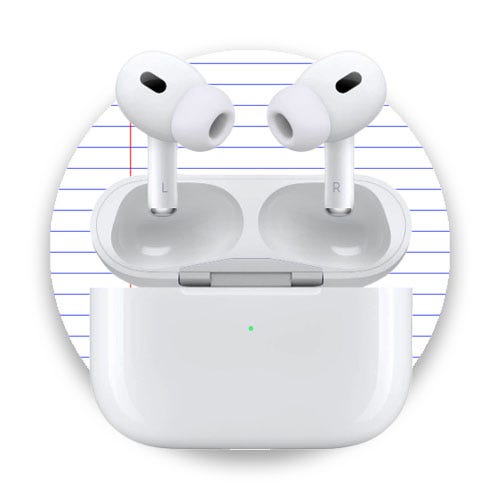 photo of headphones