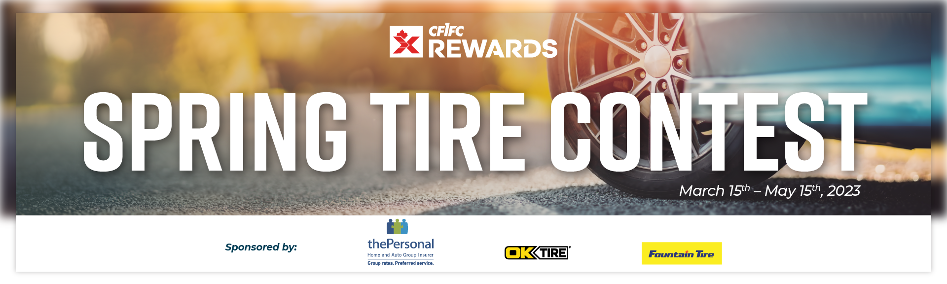 Spring tire contest - march 15th to May 15th, 2023
