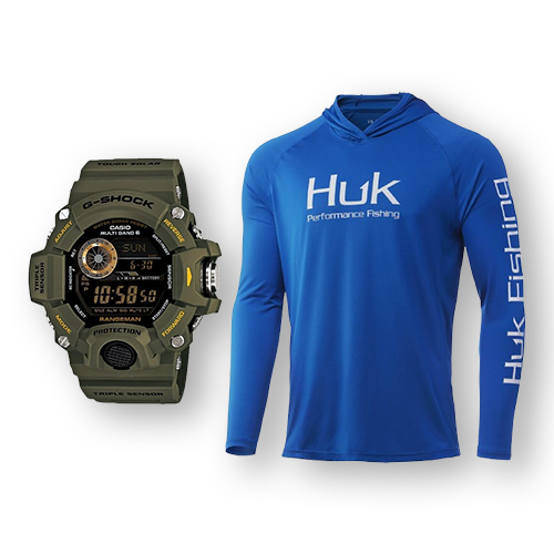 Shop Fashion products - Casio Timex watches & HUK fishing apparel