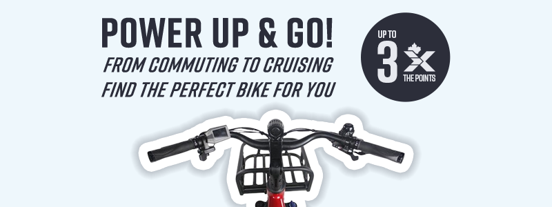 Power up and go. From commuting to cruising find the perfect bike for you