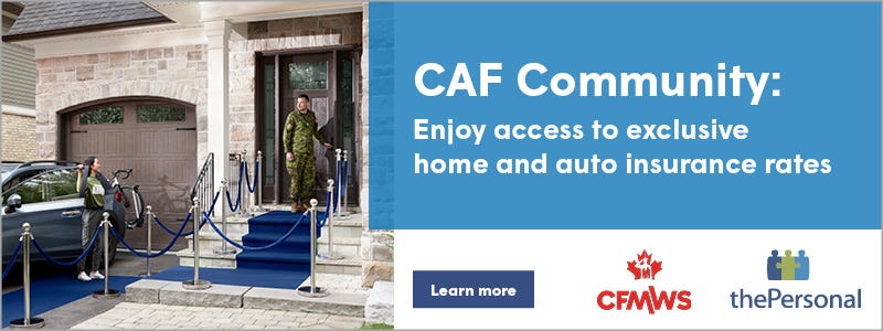 The Personal - Discover all the ways you can save on insurance as a member of the CAF Community. Link to learn more