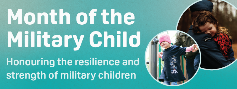 Celebrating the month of the Military child at CANEX