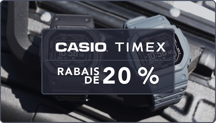 Magasinez des montres Casio Timex - rabais de 20 %
