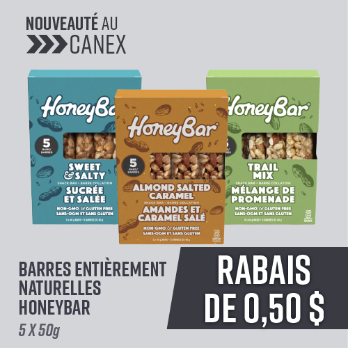 Barres entièrement naturelles Honeybar