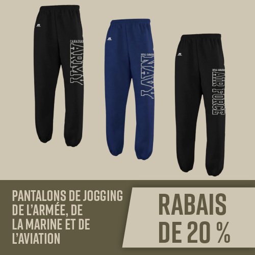 Pantalons de jogging de l’armée, de la marine et de l’aviation - Rabais de 20 %