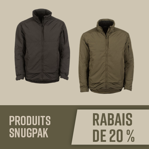 Produits Snugpak - Rabais de 20 %