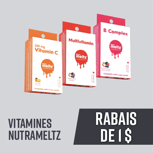 Vitamines Nutrameltz - rabais de 1 $