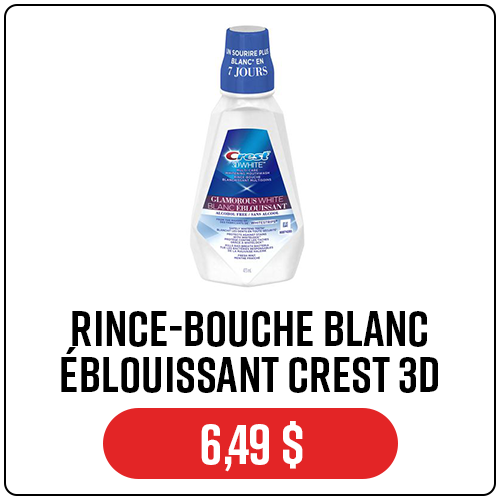 RINCE-BOUCHE BLANC ÉBLOUISSANT CREST 3D