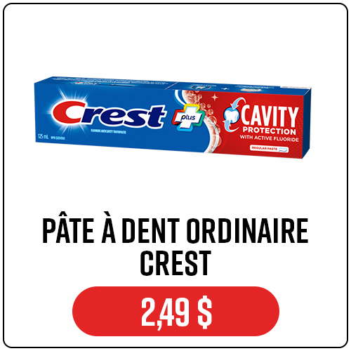 PÂTE À DENT ORDINAIRE CREST