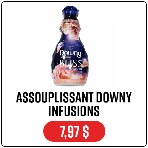 Assouplissant Downy infusions