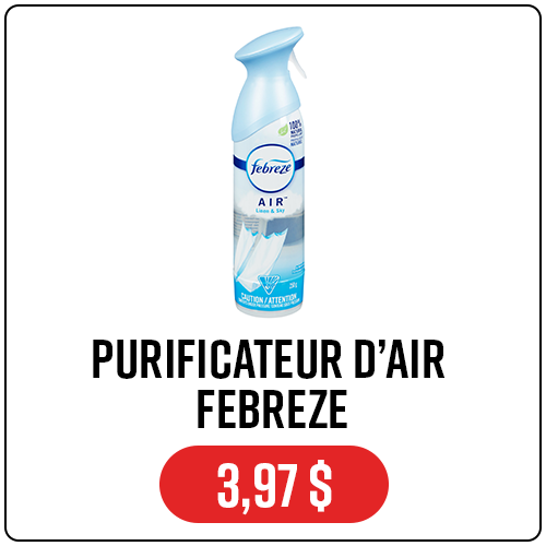 PURIFICATEUR D’AIR FEBREZE