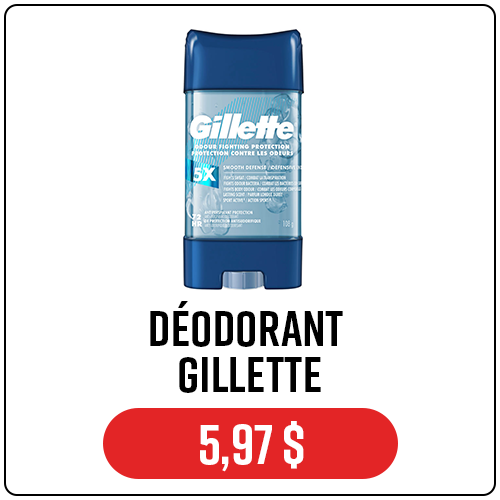 DÉODORANT GILLETTE