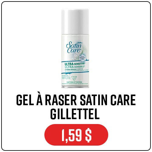 GEL À RASER SATIN CARE GILLETTE