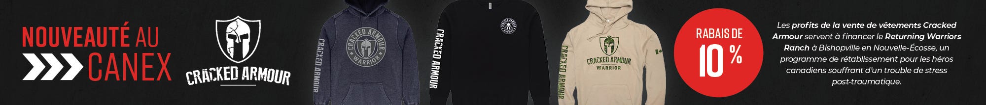 Cracked Armour Tops 10% Off