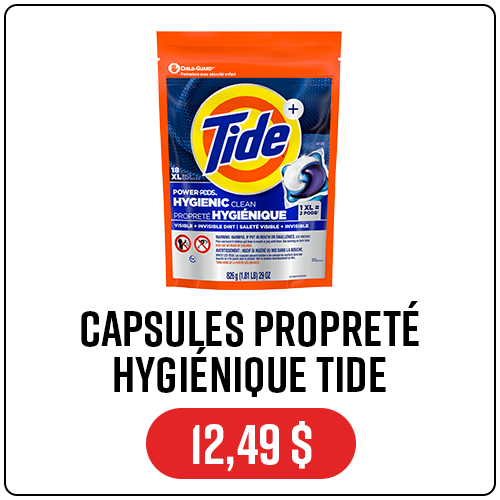 Capsules propreté hygiénique Tide
